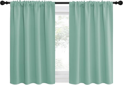 NICETOWN 2 Panels Blackout Curtains, Rod Pocket Thermal Insulated Drapes by NICETOWN