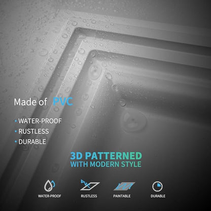Art3d Drop Ceiling Tiles, 24x48in. White, Polyvinyl Chloride, Glue Down - Image 5
