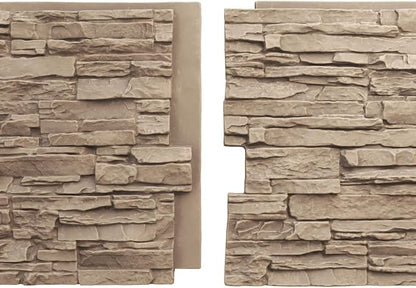 EverStone Canyon Ridge Faux Stone Panel, 45 3/4"W x 24 1/2"H x 1 1/4"D - Image 8