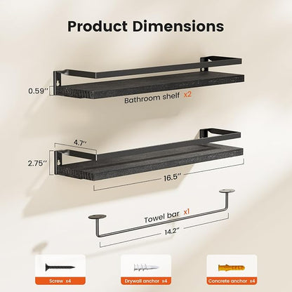AMADA HOMEFURNISHING Bathroom Shelves - Image 3