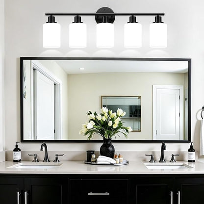 5-Light Bathroom Light Fixtures, Bathroom Wall Lamp, - Image 5