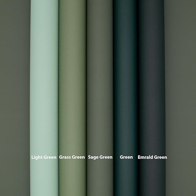 Yancorp 24"x120" Matte Emrald Green Peel and Stick Wallpaper Removable Contact - Image 7