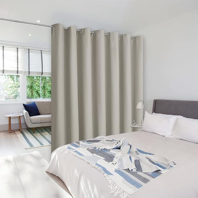 NICETOWN Privacy Room Divider Curtain Screen Partitions, Closet Door Curtain by NICETOWN