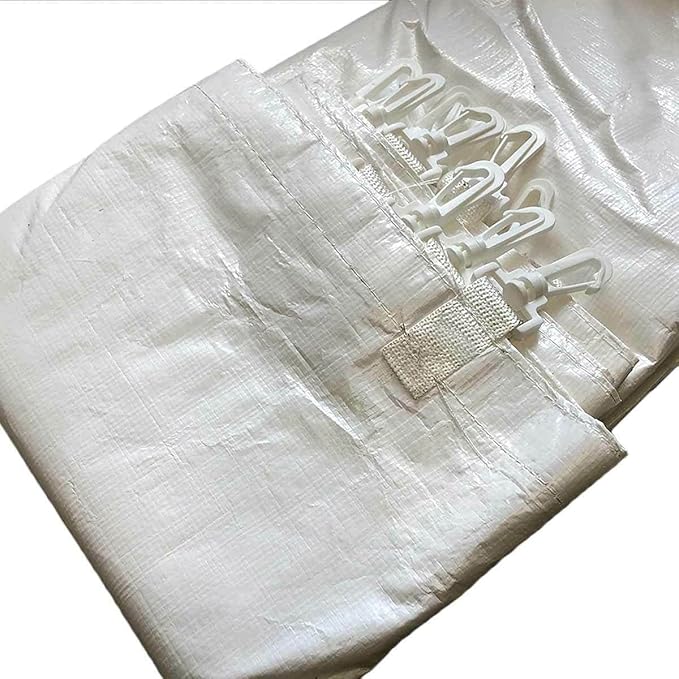 10' x 20' Economy Sidewall Kit for Canopy Tent, Complete Set of (2) White 10' and (2) 20' Side Walls for 7' Foot Height Party Frame and Outdoor Pole Tents, Tent Not Included