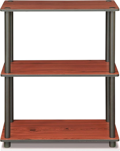 Furinno TURN-N-TUBE Storage Shelves, 3-Tier Book Shelf, Corner Shelf, Toolless - Image 9