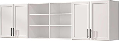 Furnaza Wall Cabinets for Laundry Room, Shaker Wall Mounted Kitchen Cabinets by Furnaza