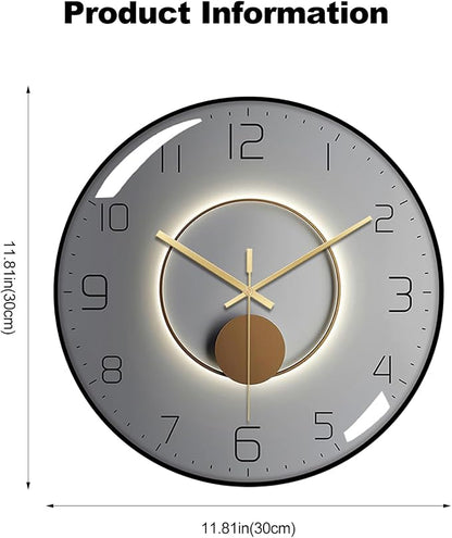 Ergocar Art Deco Silent Wall Clock - Image 7