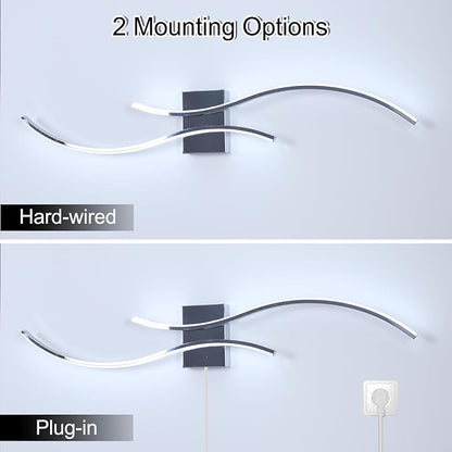 CANEOE Modern LED Wall Sconce, 39Inch LED Bathroom Vanity Light, 6000K Modern - Image 9