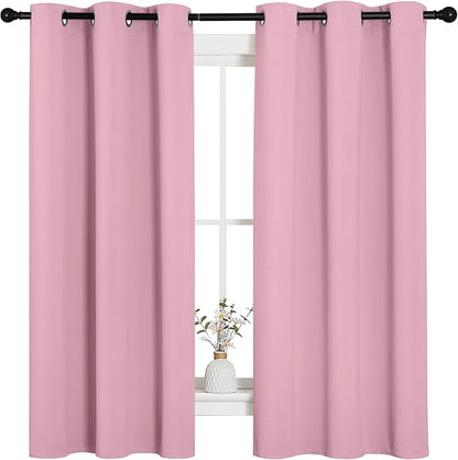 NICETOWN Room Darkening Curtains 63" Long Set of 2 - Image 2