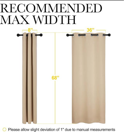 NICETOWN Room Darkening Curtain Panels - Image 7
