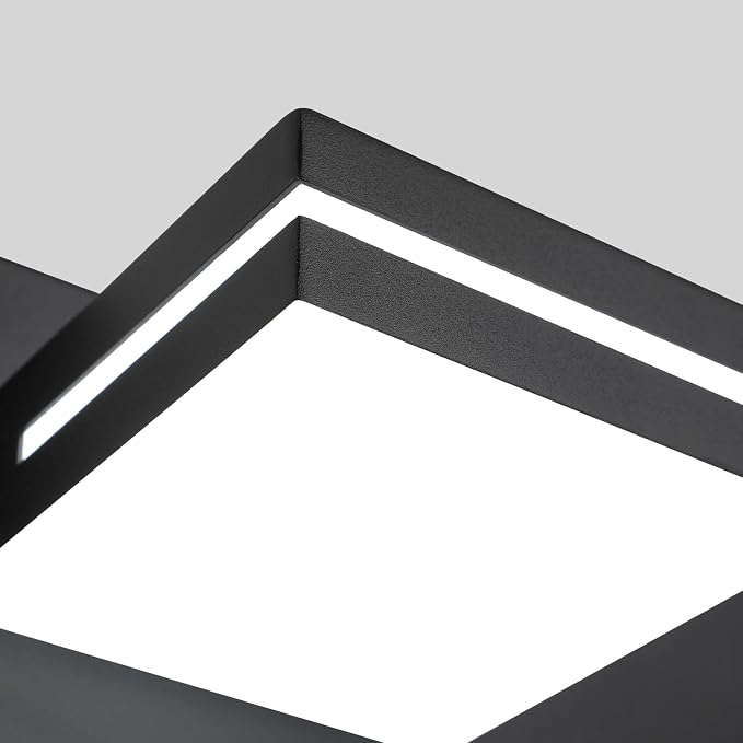 SineRise LED Modern Bathroom Vanity Light Fixtures, Dimmable Matte Black Modern - Image 9