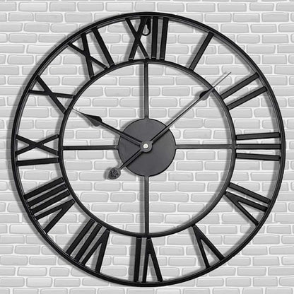 Antique Tower 24 inch Large Roman Numeral Wall Clock, Indoor Outdoor Patio by Letmaliy