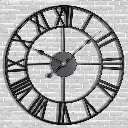 Antique Tower 24 inch Large Roman Numeral Wall Clock, Indoor Outdoor Patio by Letmaliy