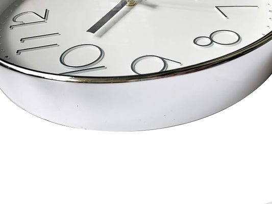 Tosnail 12 Inches Round Silent Non Ticking Quartz Wall Clock - Image 2