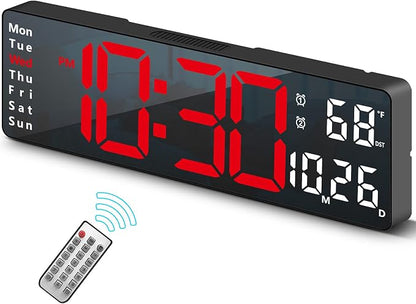 Digital Clock, Digital Wall Clock by Abovsare