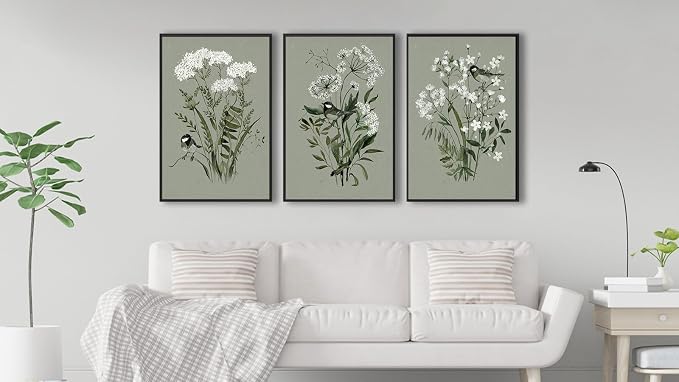 Vibrant Flowers Canvas Wall Art - Image 2