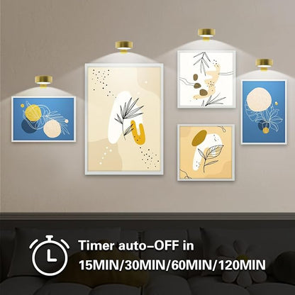 6Pack Picture Light Wireless Wall Painting Light 3 Lighting Art Display - Image 6