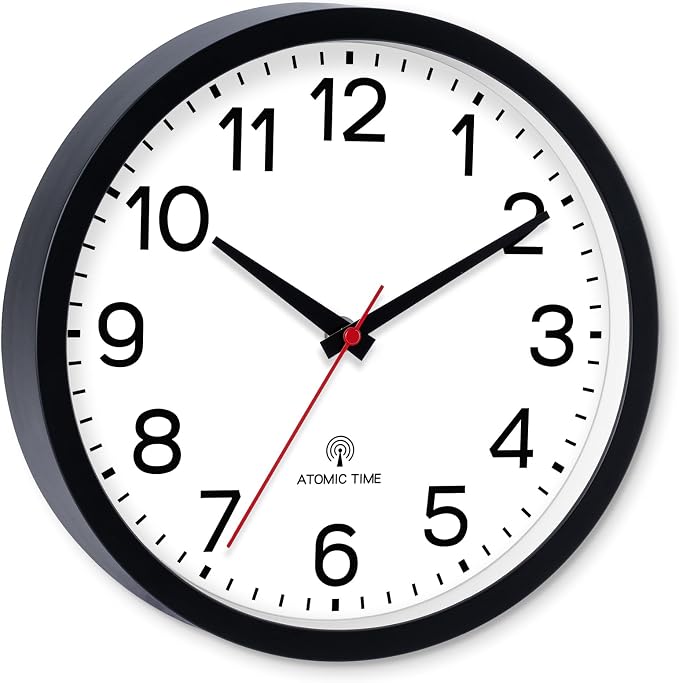AKCISOT Atomic Black Wall Clock Analog Clocks - Image 4
