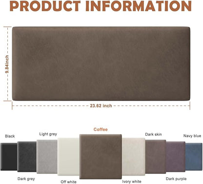 IFNOW Upholstered Wall Mounted Headboard, 3D Peel & Stick Soundproof Wall Panels - Image 3