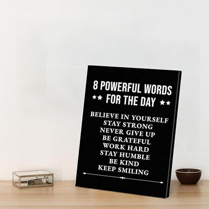 Inspirational Wall Decor, Motivational Canvas Painting Wall Art - Image 6