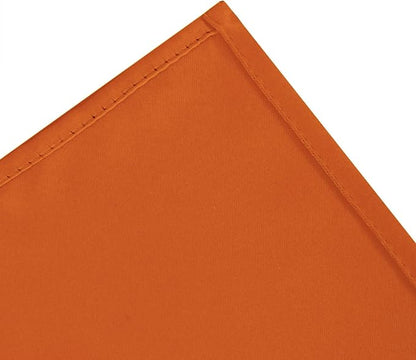 LEMOMO Orange Blackout Curtains/38 x 54 Inch/Set of Two Panels Grommet Living - Image 6