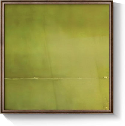 Vintage Framed Green Abstract Wall Art, Modern Sage Green Canvas Prints Artwork - Image 8
