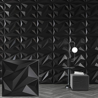 Heikki 30 Pack 3D Wall Panel for Interior Wall Décor, PVC Flower Textured Wall by YourBestChoices