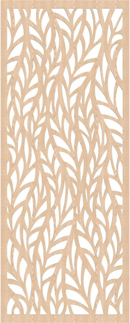 33 3/8"W x 84 3/8"H x 1/4"T Ortonville Decorative Fretwork Wood Wall Panels - Image 2