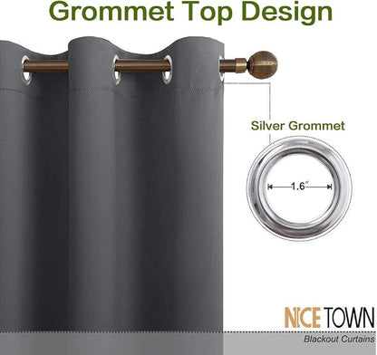 NICETOWN Floor to Ceiling Curtains, Room Divider Curtain Screen Partitions - Image 2