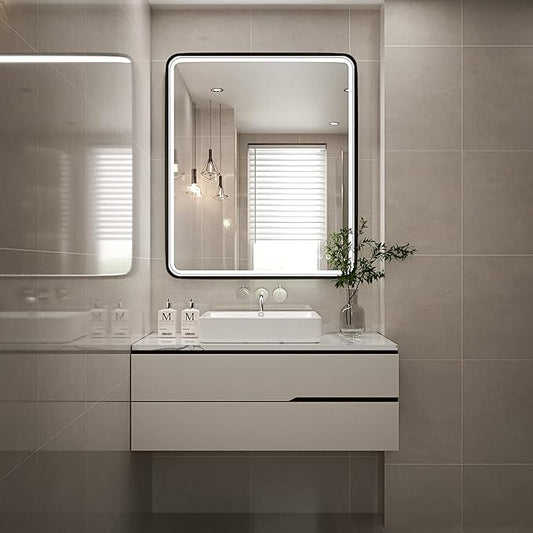 30X36 Inch LED Mirror for Bathroom, Large Wall Mounted Makeup Mirror, Dimmable - Image 2