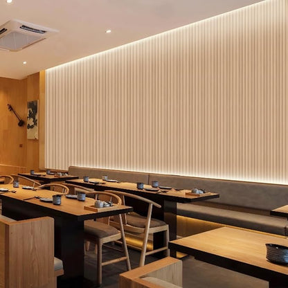 8-Pack 3D Slat Wall Panels — Soundproof Faux Wood Wall Panels - Image 5