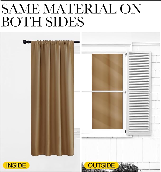 NICETOWN Room Darkening Curtains - Image 5