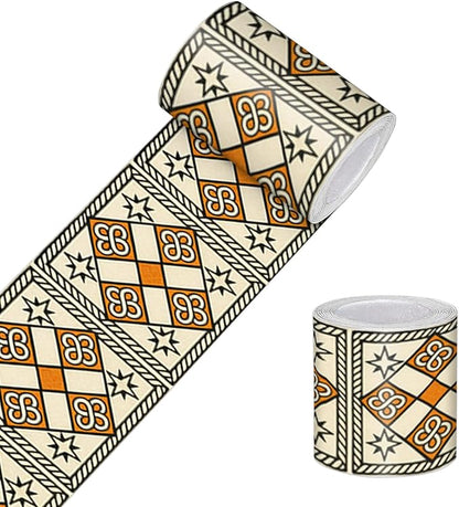 HOMETITUTE Wallpaper Border Peel and Stick Decorative Wall Trim Self Adhesive by HOMETITUTE