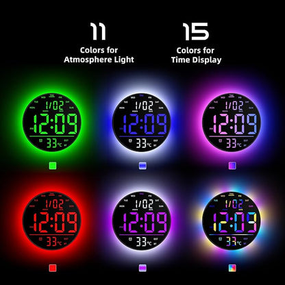 EASYERA 10" Large Digital Wall Clock - Image 3