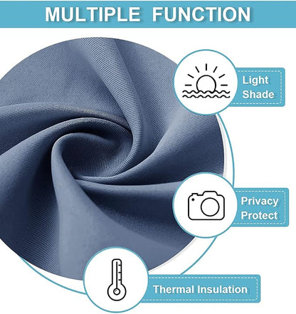 RYB HOME Privacy Curtain for Sliding Glass Door, Light Block Noise Reduce - Image 6