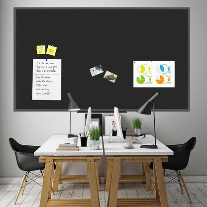 JILoffice Magnetic Chalkboard/Black Board 72 x 40 Inch - Image 3