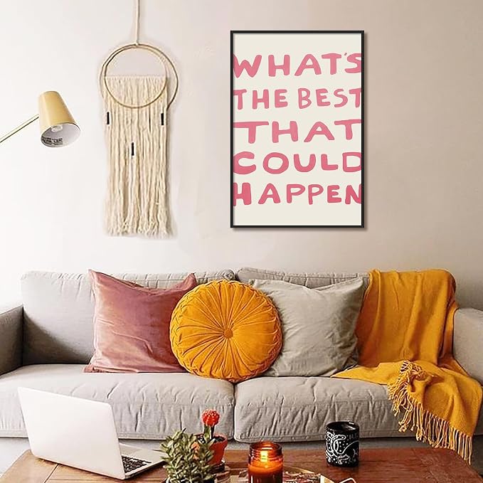 Daily Reminder Positive Canvas Wall Art, Positive Affirmations Wall Decor - Image 4