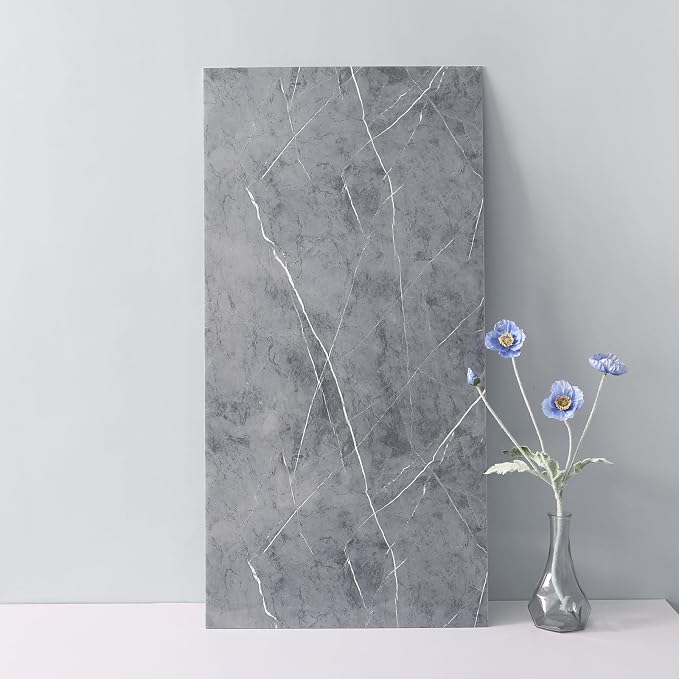Haimin Wall Panels Peel and Stick 20 Pieces 23.6x11.8in Backsplash Marble Look - Image 6