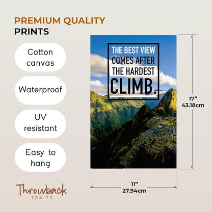 Throwbacktraits Canvas Motivational Wall Art – Set of 6 Inspirational Prints - Image 2