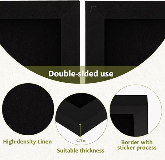 Double-Sided Black Cork Board - Image 2
