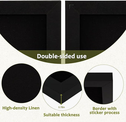 Double-Sided Black Cork Board - Image 2