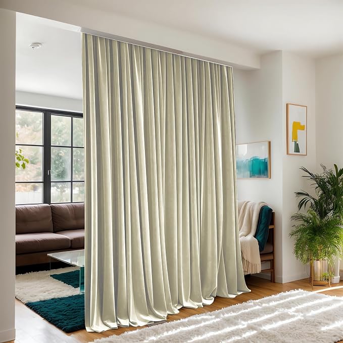 Room Divider Curtains for Ceiling Track System or Rod by Grichril
