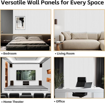 RITOLLO 12 Pack Acoustic Wall Panels, 47.2X23.6X0.4 inch Decorative - Image 6