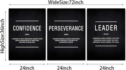KAWAHONE Canvas Painting Wall Art Large, Motivational Leader Confidence - Image 6
