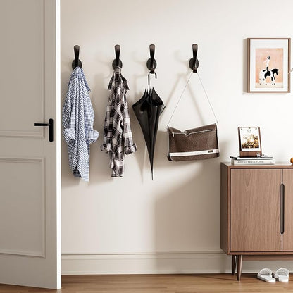 Heavy Duty Wall Hooks, Metal Mounting Hardware, Double Prong Design, Decorative - Image 5