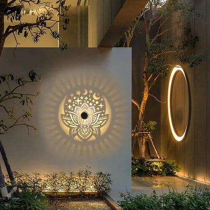 gardencave 2 Pack Solar Fence Lights Metal Solar Powered Outdoor Wall Deck - Image 8