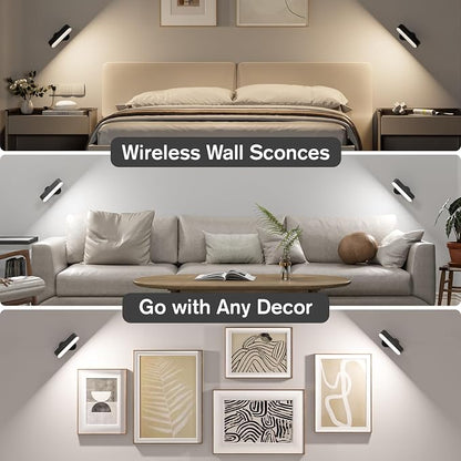 Hensam Wireless Battery Operated Wall Sconces - Image 6