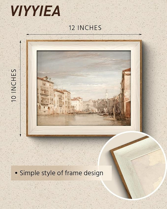 VIYYIEA Framed Wall Art for Living Room, River Canvas Prints, Landscape Home - Image 2