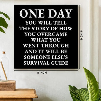 Inspirational Quotes Wall Art Decor, Motivational Success Canvas Painting - Image 2