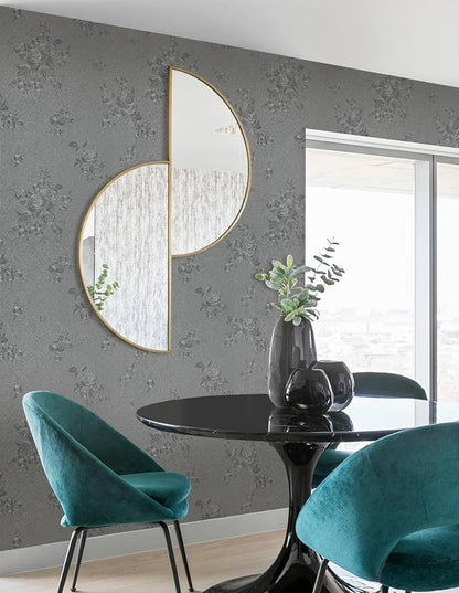 Erfoni 78.7"x17.7" Grey Contact Paper Gray Peel and Stick Wallpaper Thicken - Image 6